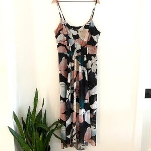 City Chic Floral Maxi Dress - Size 14